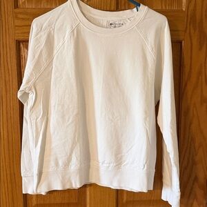Athleta White Sundown Sweatshirt